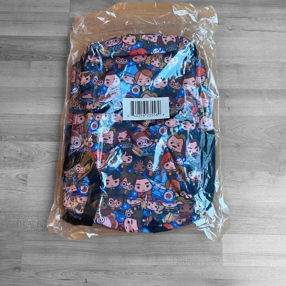 Harry Potter Kawaii Anime Hogwarts Backpack NIP